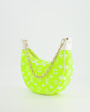 *HOT* Louis Vuitton Neon Yellow Jacquard  Monogram Loop Bag with Champagne Gold Hardware