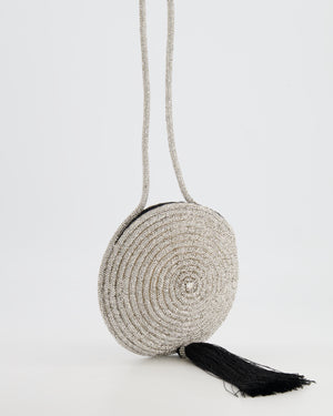 Nué Crystal Spiral Round Small Bag with Tassel Detail RRP £640