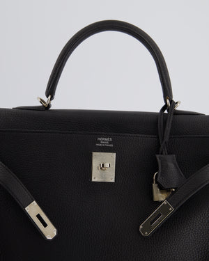 Hermès Kelly 35cm Bag Black in Togo Leather with Palladium Hardware