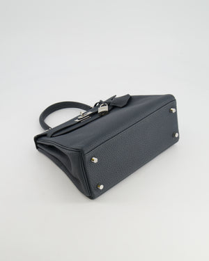 Hermès Kelly 25cm HSS Bag Retourné in Graphite Togo Leather with Palladium Hardware