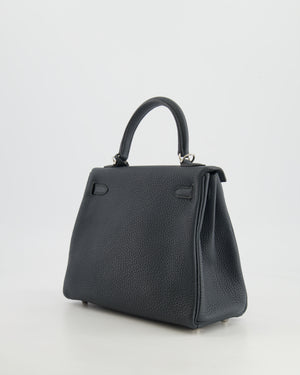 Hermès Kelly 25cm HSS Bag Retourné in Graphite Togo Leather with Palladium Hardware