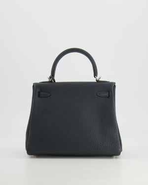 Hermès Kelly 25cm HSS Bag Retourné in Graphite Togo Leather with Palladium Hardware