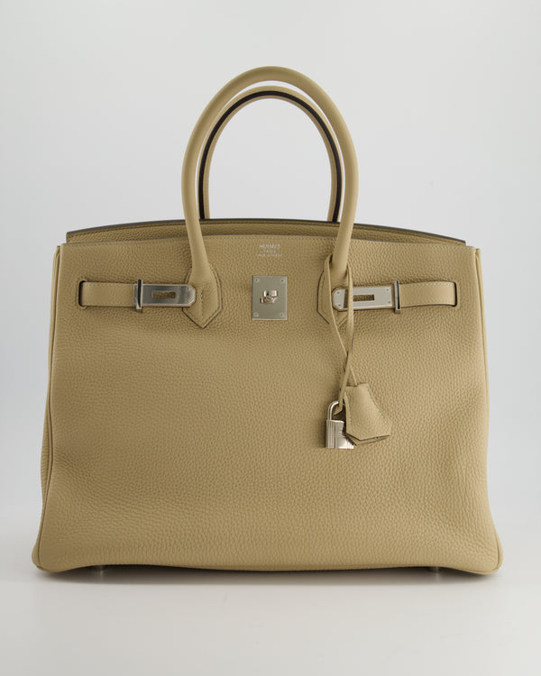 Hermès Birkin 35cm in Trench Togo Leather with Palladium Hardware