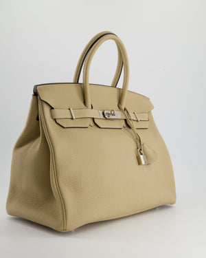 Hermès Birkin 35cm in Trench Togo Leather with Palladium Hardware