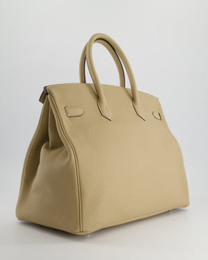 Hermès Birkin 35cm in Trench Togo Leather with Palladium Hardware