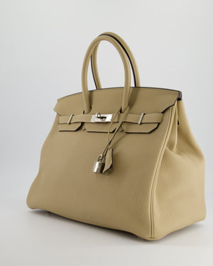 Hermès Birkin 35cm in Trench Togo Leather with Palladium Hardware