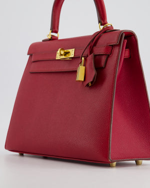 *FIRE PRICE* Hermès Kelly Replica Jewelry
 25cm Bag in Rouge Vif Epsom Leather with Gold Hardware