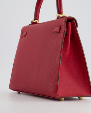 *FIRE PRICE* Hermès Kelly Replica Jewelry
 25cm Bag in Rouge Vif Epsom Leather with Gold Hardware