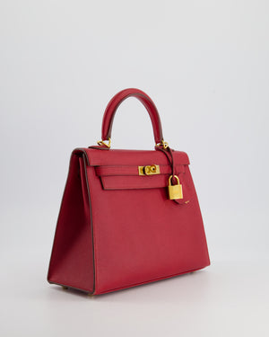 *FIRE PRICE* Hermès Kelly Replica Jewelry
 25cm Bag in Rouge Vif Epsom Leather with Gold Hardware