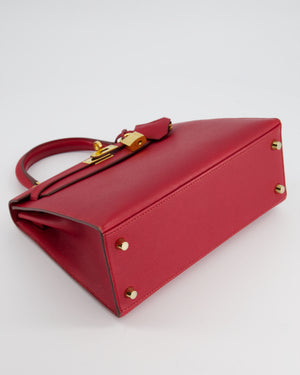 *FIRE PRICE* Hermès Kelly Replica Jewelry
 25cm Bag in Rouge Vif Epsom Leather with Gold Hardware