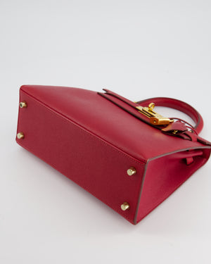 *FIRE PRICE* Hermès Kelly Replica Jewelry
 25cm Bag in Rouge Vif Epsom Leather with Gold Hardware