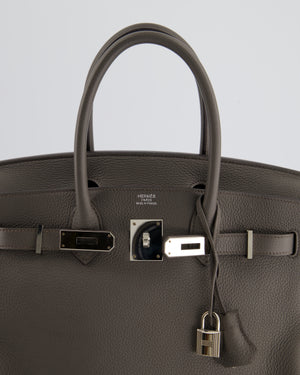 Hermès Birkin Bag 30cm Gris Etain Togo Leather with Palladium Hardware