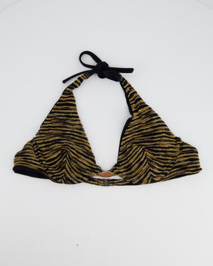 Missoni Gold and Black Bikini Set IT 40-42 (UK 8-10)