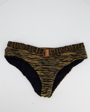 Missoni Gold and Black Bikini Set IT 40-42 (UK 8-10)