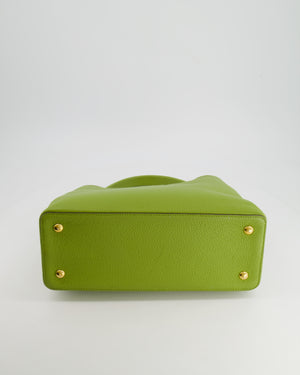 Louis Vuitton Pistachio Green Capucines GM Bag with Gold Hardware RRP £6,400