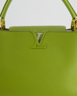 Louis Vuitton Pistachio Green Capucines GM Bag with Gold Hardware RRP £6,400