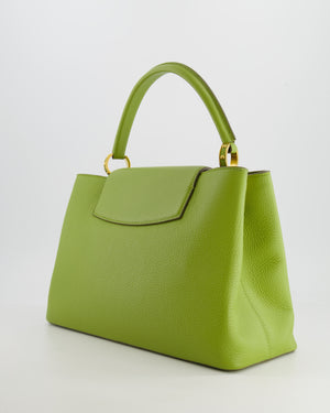 Louis Vuitton Pistachio Green Capucines GM Bag with Gold Hardware RRP £6,400