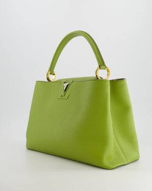 Louis Vuitton Pistachio Green Capucines GM Bag with Gold Hardware RRP £6,400