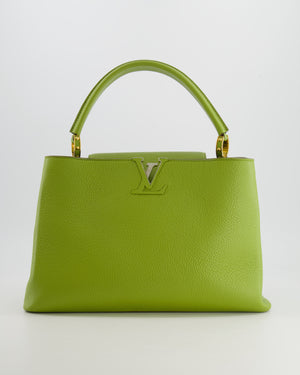 Louis Vuitton Pistachio Green Capucines GM Bag with Gold Hardware RRP £6,400