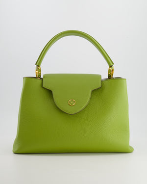 Louis Vuitton Pistachio Green Capucines GM Bag with Gold Hardware RRP £6,400