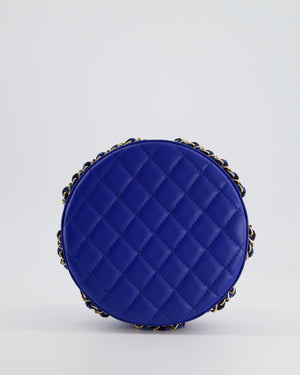 *RARE 
FIRE PRICE* Chanel La Pausa Coco Lifesaver Bag in Navy, Black with Champagne Gold Hardware