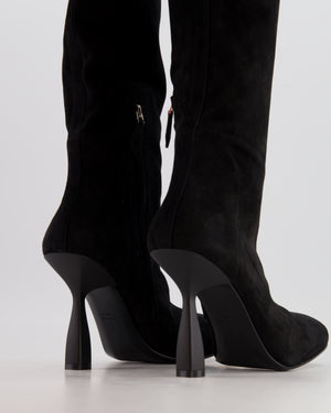 Hermès Black Suede Hurricane Thigh-High Boots Size EU 41 RRP £2,250