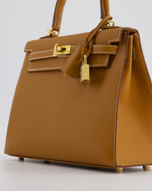 *HOLY GRAIL* Hermès Kelly Bag Replica Jewelry
 25cm in Gold Epsom Leather with Gold Hardware