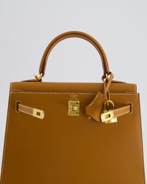 *HOLY GRAIL* Hermès Kelly Bag Replica Jewelry
 25cm in Gold Epsom Leather with Gold Hardware