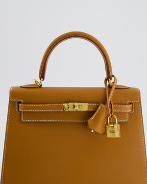 *HOLY GRAIL* Hermès Kelly Bag Replica Jewelry
 25cm in Gold Epsom Leather with Gold Hardware