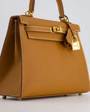 *HOLY GRAIL* Hermès Kelly Bag Replica Jewelry
 25cm in Gold Epsom Leather with Gold Hardware