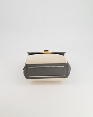 Balenciaga Multicolour Lizard and Calfskin Leather Le Dix Top Handle Bag with Gold Hardware