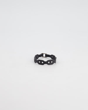 Hermès Black Chaîne d
Ancre Leather Bracelet