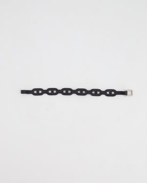 Hermès Black Chaîne d
Ancre Leather Bracelet