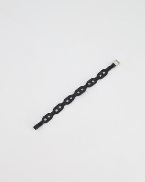 Hermès Black Chaîne d
Ancre Leather Bracelet