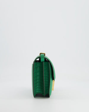 *STORE FRESH* Hermès Constance III Mini 18cm Bag in Cactus Alligator Mississippiensis Leather with Gold Hardware