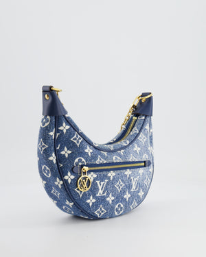 Louis Vuitton Navy Denim Monogram Loop Baguette Bag