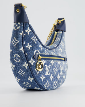 Louis Vuitton Navy Denim Monogram Loop Baguette Bag