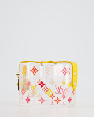 Louis Vuitton Pink Monogram Scott Box with Yellow Leather and Gold Hardware RRP £815