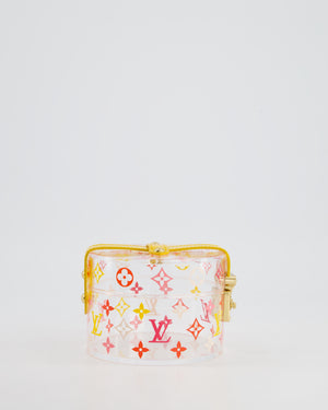 Louis Vuitton Pink Monogram Scott Box with Yellow Leather and Gold Hardware RRP £815