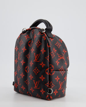 *LIMITED EDITION* Louis Vuitton Infrarouge Palm Springs Mini Backpack in Monogram Canvas with Silver Hardware