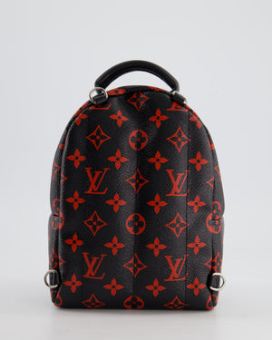 *LIMITED EDITION* Louis Vuitton Infrarouge Palm Springs Mini Backpack in Monogram Canvas with Silver Hardware