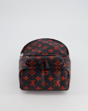 *LIMITED EDITION* Louis Vuitton Infrarouge Palm Springs Mini Backpack in Monogram Canvas with Silver Hardware