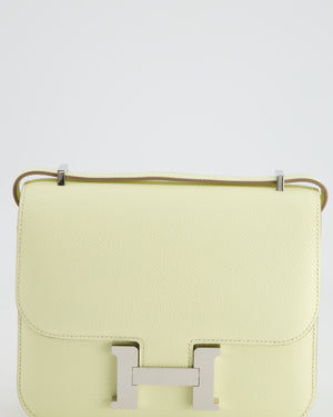 *NEW COLOUR* Hermès Constance III Mini 18cm Miroir Bag in Jaune Milton Epsom Leather with Palladium Hardware