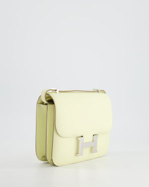 *NEW COLOUR* Hermès Constance III Mini 18cm Miroir Bag in Jaune Milton Epsom Leather with Palladium Hardware