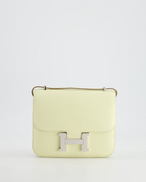 *NEW COLOUR* Hermès Constance III Mini 18cm Miroir Bag in Jaune Milton Epsom Leather with Palladium Hardware