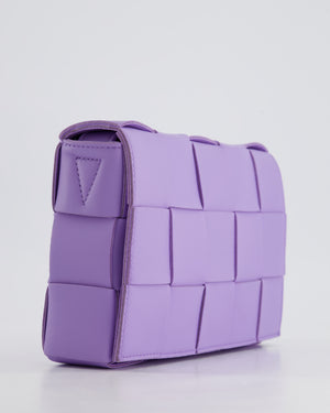 *RARE COLOUR* Bottega Veneta Lilac Small Cassette Intrecciato Cross-Body Bag RRP £1,970