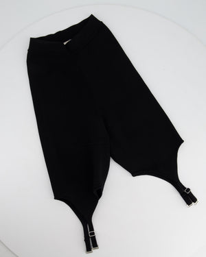 Dion Lee Black Cycling Shorts with Tassel Detail Size XS (UK 6)