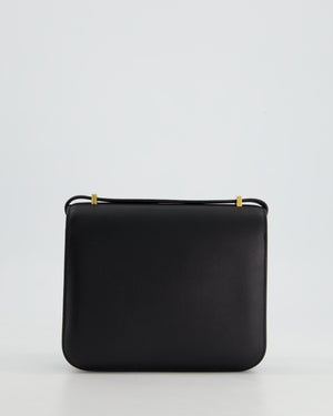 *FIRE PRICE* Hermès Constance Mini 18cm in Black Swift Leather with Gold Hardware