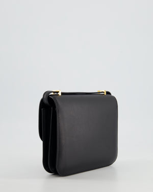 *FIRE PRICE* Hermès Constance Mini 18cm in Black Swift Leather with Gold Hardware