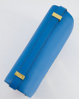 *FIRE PRICE* Hermès Constance 24cm Bag in Bleu Mykonos Evercolour Leather with Gold Hardware